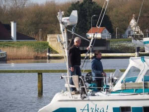 Harco en Jaap naar keuringshaven