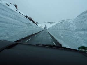 Verder dan maar tussen de sneeuw door