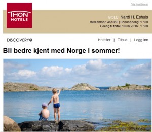 Thon Hotels i sommer