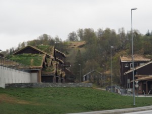 15. We ontdekken dat er grote gebieden zijn met vakantiehuisjes, zoals hier bij Svartevatn. Op de P-plaatsen hangen waslijnen met nummers, zodat de bewoners hun vaste parkeerplek gegarandeerd krijgen. Wij worden er een beetje depri van. Wat zal het hier rond de feestdagen en vakanties druk zijn!