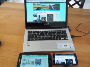 Site/Blog op PC, Tablet, Mobiel