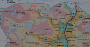 Fjellgardsvegen, een zijweg van veg 355 in Fyresdal Kommune. Één weg noordelijker dan Kleivgrendsvegen met Torsdalsbu, richting Hovstøyl. Kortom: zoveel kilometers hebben we niet gemaakt!