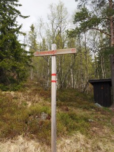 25. Vanaf de Torsdalshytte kun je in vier "Noorse" uren naar de Hovstøyl hytte van de DNT lopen. Dat staat 23 mei niet op onze agenda!