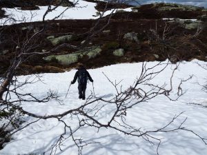 35. Het laatste sneeuwstuk naar Hovstøyl