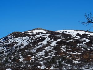 35. Na onze sneeuwavonturen van 24 en 25 mei is er geen haar op ons hoofd om een pad in te slaan richting Øysteinsfjell 