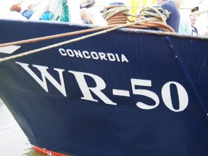 De WR50 van Jacco en Sylvia, luisterend naar de naam Concordia, waar Jacco met zijn broer op vaart