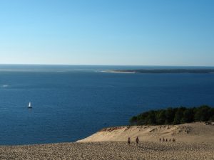 3. Cap de Ferret, de natuurlijke invaart van Bordeaux. Een en al zandplaten voor de kust!