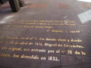 33. Hier is het museum waar ik woensdag de 28ste te gast ben om uitleg in't Engels te krijgen. In Casa Museo Lope de Vega in de literatuurwijk naast ons hotel